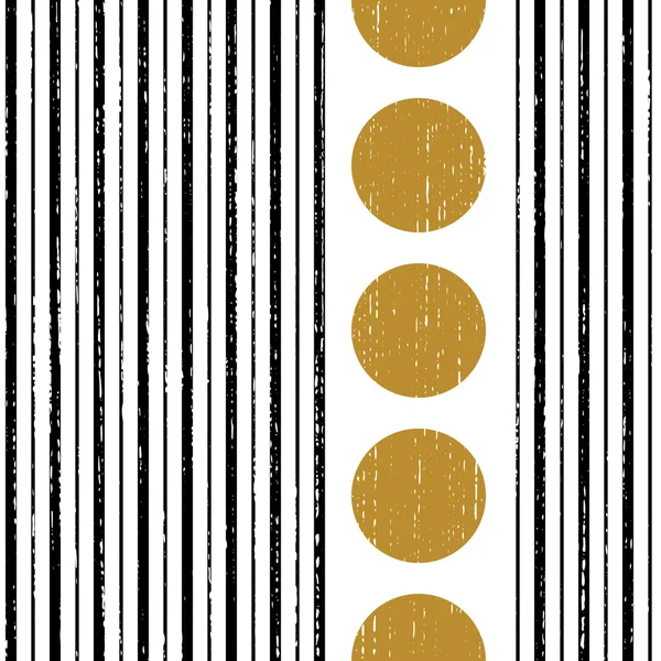 Raya vertical inconsútil y patrón de círculo — Archivo Imágenes Vectoriales