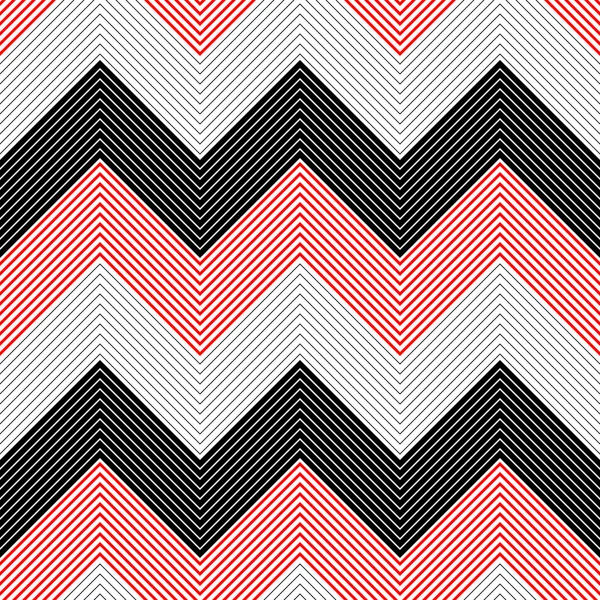 Naadloos zigzag patroon — Stockvector