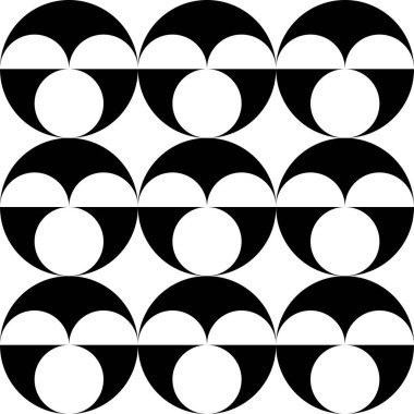 Kesintisiz sorunsuz daire desen