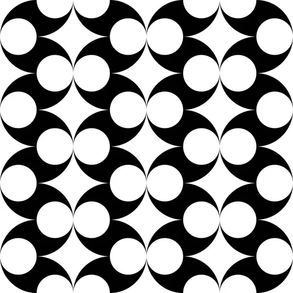 Seamless Curved Shape Pattern — Stock Vector