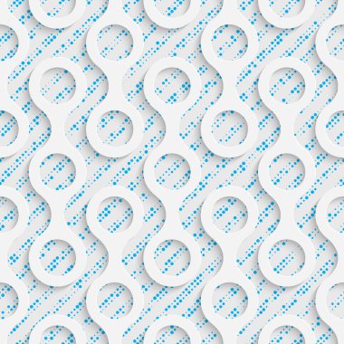 Mavi ve beyaz minimalist süsleme. Geometrik dekoratif Wallp