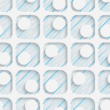 Mavi ve beyaz minimalist süsleme. Geometrik dekoratif Wallp