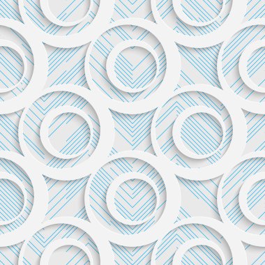 Mavi ve beyaz minimalist süsleme. Geometrik dekoratif Wallp