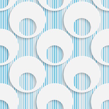 Kesintisiz Daire desen. Beyaz ve mavi arka plan kaydırma