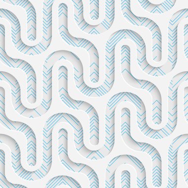 Mavi ve beyaz minimalist süsleme. Geometrik dekoratif Wallp