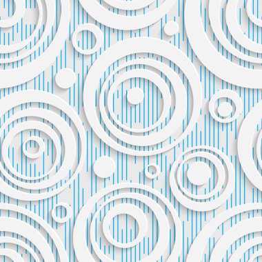 Kesintisiz Daire desen. Vektör soyut Modern tasarım