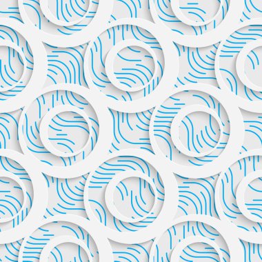 Kesintisiz Daire tasarım. Fütüristik döşeme deseni