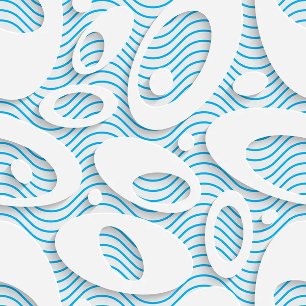 Diseño de elipse sin costuras. Patrón de azulejo futurista — Archivo Imágenes Vectoriales
