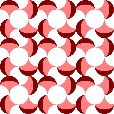 Sorunsuz kavisli şekli desen