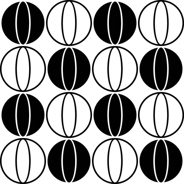 Modèle de cercle sans couture — Image vectorielle