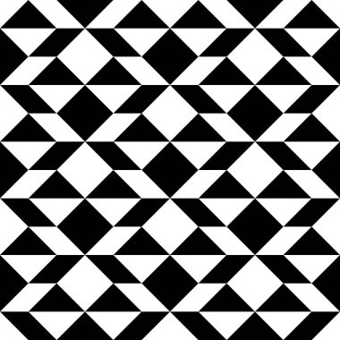 Sorunsuz üçgen ve kare desen