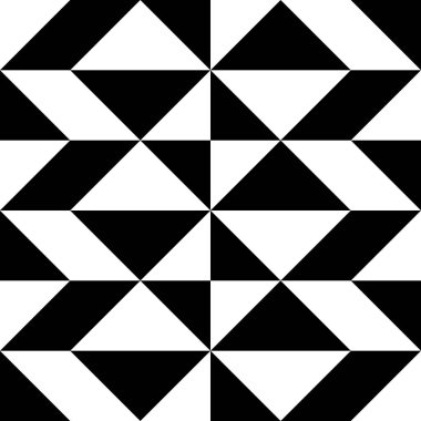 Sorunsuz üçgen ve kare desen