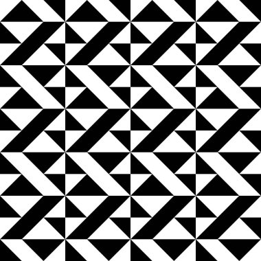 Sorunsuz üçgen ve kare desen