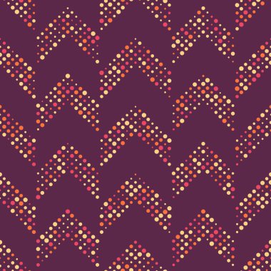 Dikişsiz zikzak desen