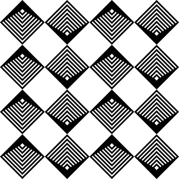 Patrón cuadrado y de rayas sin costura — Archivo Imágenes Vectoriales
