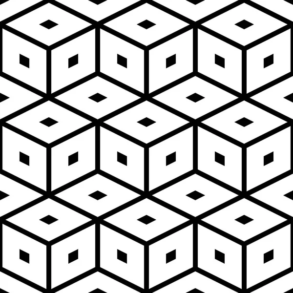 Modello di cubo senza soluzione di continuità — Vettoriale Stock