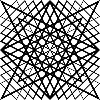 Dikişsiz yıldız desen