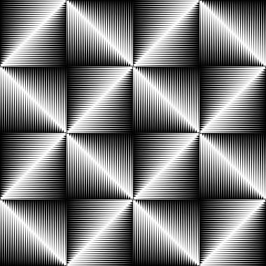 Sorunsuz üçgen ve kare desen