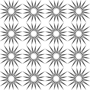 Dikişsiz yıldız desen