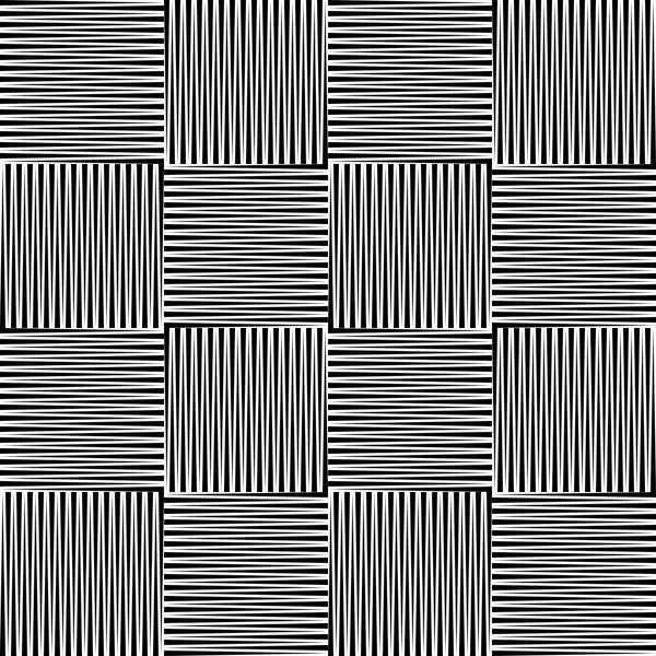 Seamless Square and Stripe Pattern — Stock Vector