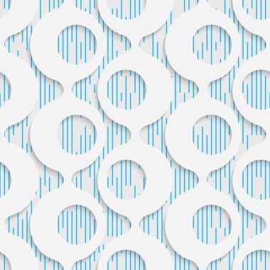 Kesintisiz Daire desen. Vektör soyut Modern tasarım