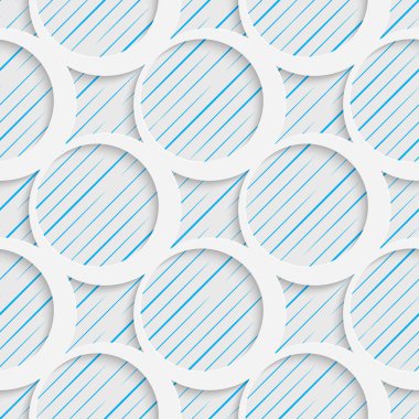 Mavi ve beyaz minimalist süsleme. Geometrik dekoratif Wallp