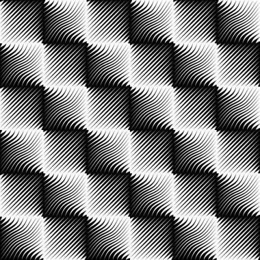 Dikişsiz zikzak desen