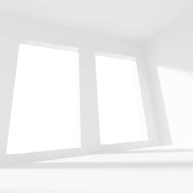 Beyaz ofis iç tasarım