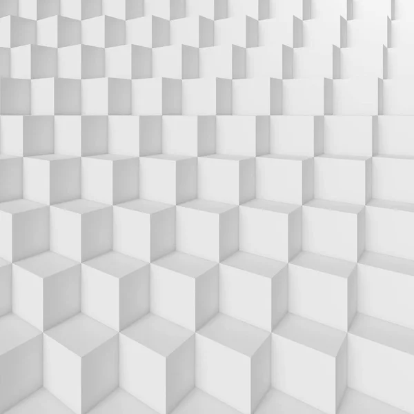 Blanc cubes fond — Photo