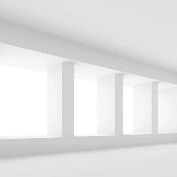 窓と空の部屋。オフィスのインテリア デザイン — ストック写真