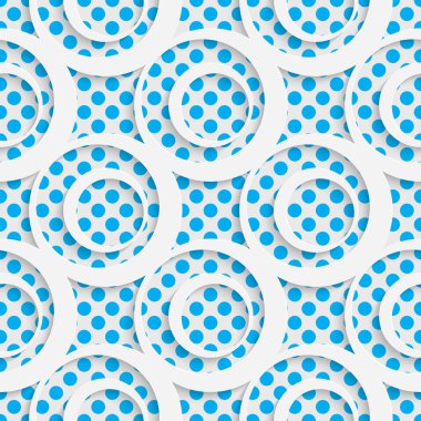 Kesintisiz Daire desen. Soyut şekiller arka plan