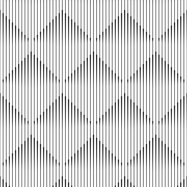 Sömlös Square och linjemönster. Abstrakt svartvitt bakgrund — Stock vektor