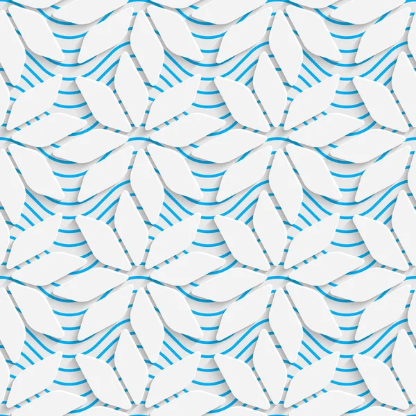 Senza soluzione di continuità Origami Pattern. 3d Moderno sfondo Lattice — Vettoriale Stock