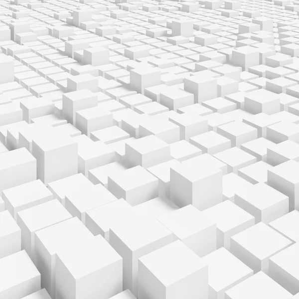 Cubi bianchi sfondo — Foto Stock