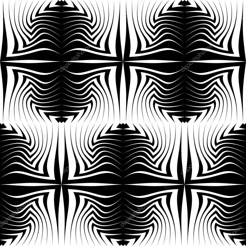 Seamless Optical Illusion Pattern