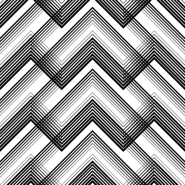 Seamless Tartan Pattern. Vector Black and White Woven Background — Stock Vector