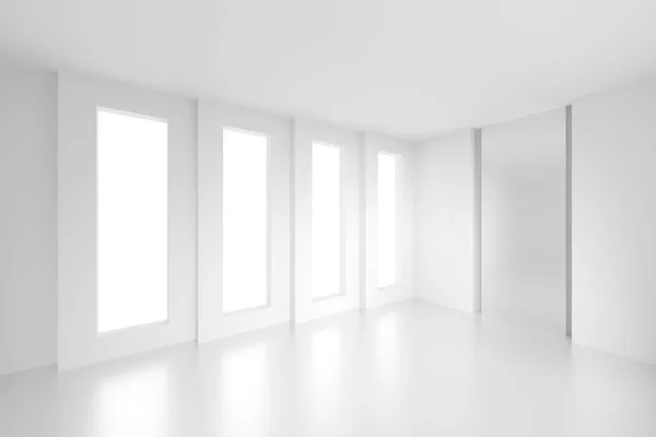 Diseño interior blanco — Foto de Stock