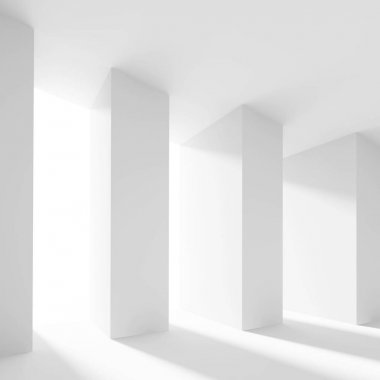 Mimari tasarım. Beyaz Modern arka plan