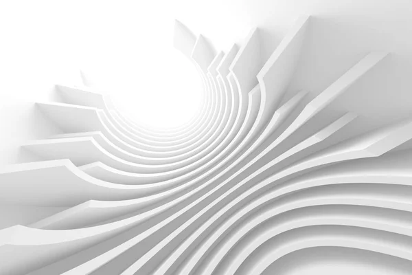 White Architecture Circular Background — Stock Photo, Image