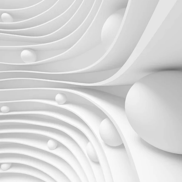 白い建築円形の背景。抽象的なインテリア デザイン — ストック写真