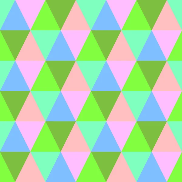Nahtlose bunte Dreieck Hintergrund. abstraktes Textilmuster — Stockvektor