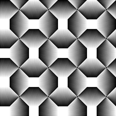 Vektör normal 3d geometrik doku. Dikişsiz degrade desen. 