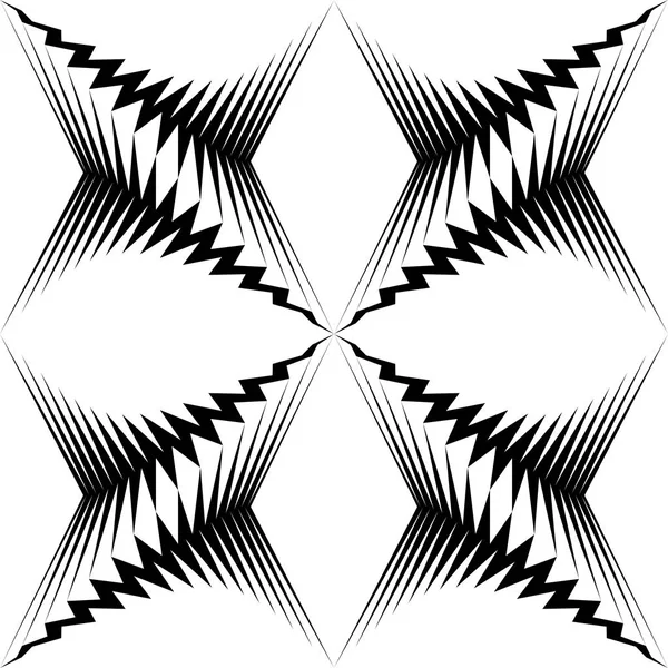 Patrón de estrellas sin costuras. Vector de papel de envoltura en blanco y negro Bac — Archivo Imágenes Vectoriales