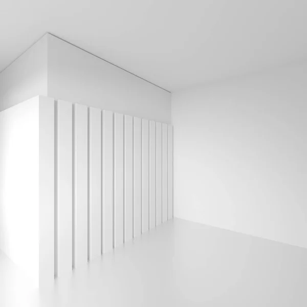 3d Illustration of Futuristic Interior Design. Minimal Architect — Stock Photo, Image