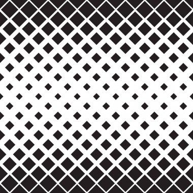 Dikişsiz kare desen. Soyut siyah ve beyaz geometrik Orna