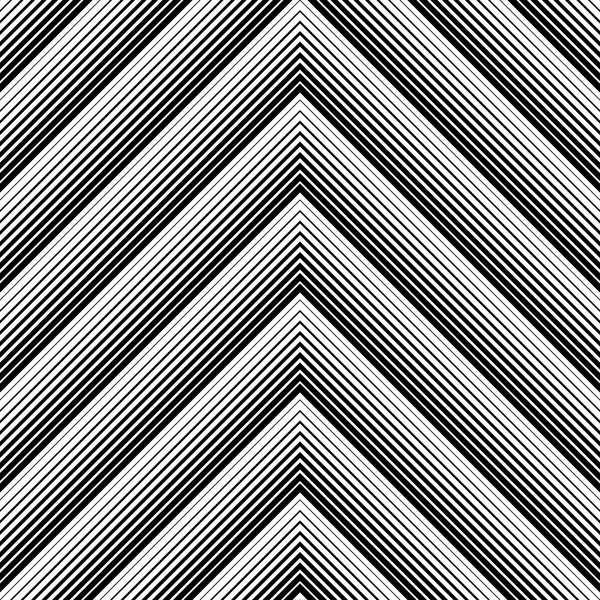 Sömlös geometriska mönster. Vector svartvitt omslag Pape — Stock vektor
