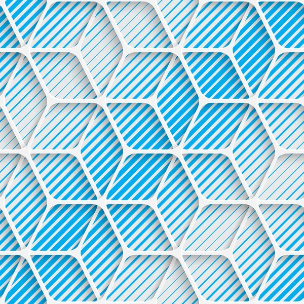 Patrón de mosaico sin costura. Antecedentes realistas 3d abstractos — Archivo Imágenes Vectoriales