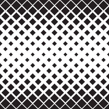 Dikişsiz kare desen. Soyut siyah ve beyaz geometrik Orna