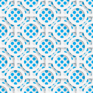 Dikişsiz desen zarif. Üç boyutlu arka plan