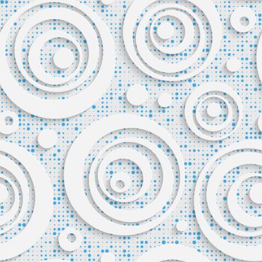 Kesintisiz Daire desen. Yaratıcı arka plan